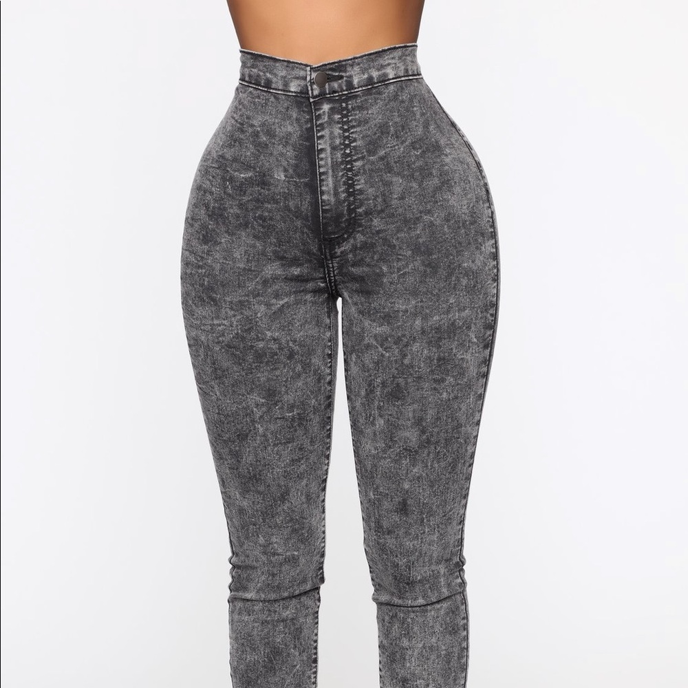 Fashion Nova Acid Wash Jeans